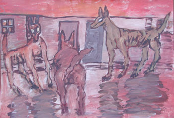 David Koloane 'Night dogs' (2006)